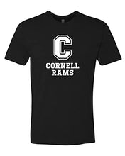 Load image into Gallery viewer, Cornell College Mascot 1 Color Exclusive Soft Shirt - Black