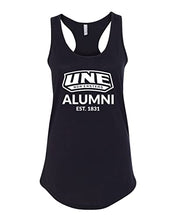 Load image into Gallery viewer, University of New England Alumni Ladies Tank Top - Black