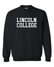 Load image into Gallery viewer, Lincoln College Crewneck Sweatshirt - Black