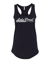 Load image into Gallery viewer, Vintage Lake Forest Alumni Ladies Tank Top - Black