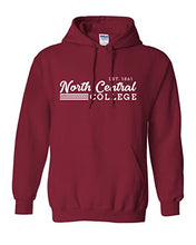 Load image into Gallery viewer, Vintage North Central College Est 1861 Hooded Sweatshirt - Cardinal Red