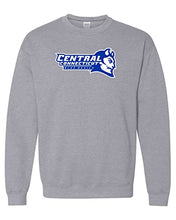 Load image into Gallery viewer, Central Connecticut Blue Devils Crewneck Sweatshirt - Sport Grey