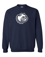 Load image into Gallery viewer, Drake University Bulldog Head Crewneck Sweatshirt - Navy