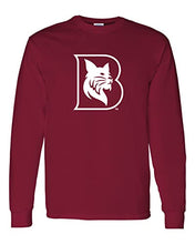 Load image into Gallery viewer, Bates College Bobcat B Long Sleeve Shirt - Cardinal Red