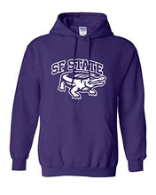 Load image into Gallery viewer, San Francisco SF State Gators Hooded Sweatshirt - Purple