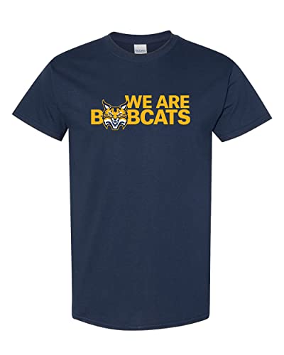 Quinnipiac University We are Bobcats T-Shirt - Navy