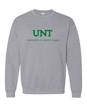 Load image into Gallery viewer, University of North Texas Crewneck Sweatshirt - Sport Grey