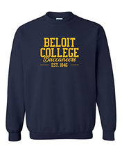 Load image into Gallery viewer, Beloit College Buccs Crewneck Sweatshirt - Navy