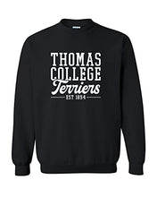Load image into Gallery viewer, Thomas College Est 1894 Crewneck Sweatshirt - Black