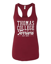 Load image into Gallery viewer, Thomas College Est 1894 Ladies Tank Top - Cardinal