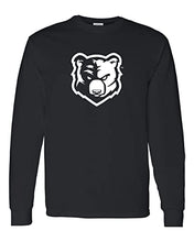 Load image into Gallery viewer, Bob Jones University Mascot Head Long Sleeve T-Shirt - Black