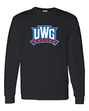 Load image into Gallery viewer, University of West Georgia UWG Wolves Long Sleeve Shirt - Black