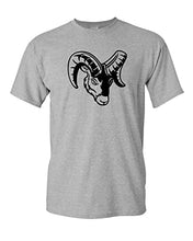 Load image into Gallery viewer, Framingham State University Mascot Head T-Shirt - Sport Grey