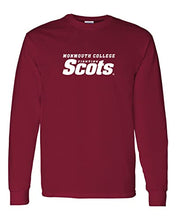 Load image into Gallery viewer, Monmouth College Fighting Scots Long Sleeve Shirt - Cardinal Red