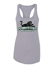 Load image into Gallery viewer, Plymouth State University Mascot Ladies Tank Top - Heather Grey