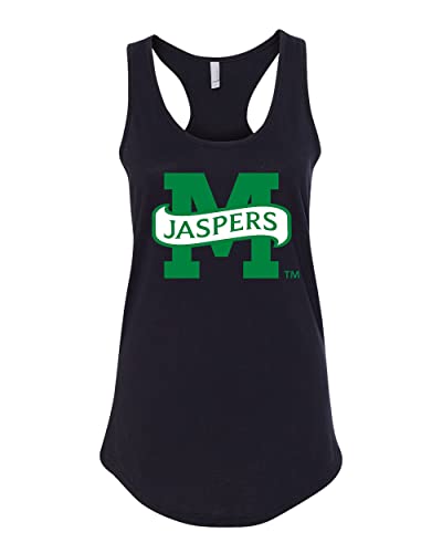 Manhattan College M Jaspers Ladies Tank Top - Black