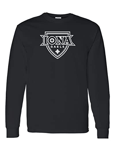 Iona University Gaels Long Sleeve T-Shirt - Black