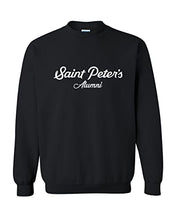 Load image into Gallery viewer, Saint Peter's University Alumni Crewneck Sweatshirt - Black