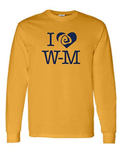 Load image into Gallery viewer, Williams College ILWM Long Sleeve Shirt - Gold