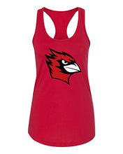 Load image into Gallery viewer, Wesleyan University Full Color Mascot Ladies Tank Top - Red