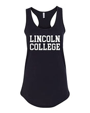 Load image into Gallery viewer, Lincoln College Ladies Tank Top - Black