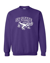 Load image into Gallery viewer, San Francisco SF State Gators Crewneck Sweatshirt - Purple