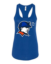 Load image into Gallery viewer, Wisconsin Platteville Pioneer Pete Ladies Tank Top - Royal