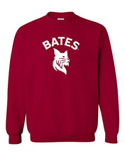 Load image into Gallery viewer, Bates College Bobcats Crewneck Sweatshirt - Cardinal Red