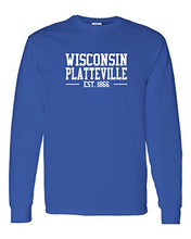Load image into Gallery viewer, Wisconsin Platteville Pioneers Long Sleeve Shirt - Royal