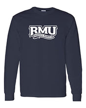 Load image into Gallery viewer, Robert Morris RMU 1 Color Long Sleeve Shirt - Navy