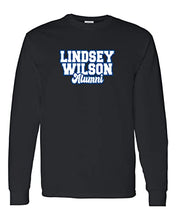Load image into Gallery viewer, Lindsey Wilson College Alumni Long Sleeve T-Shirt - Black