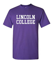 Load image into Gallery viewer, Lincoln College T-Shirt - Purple