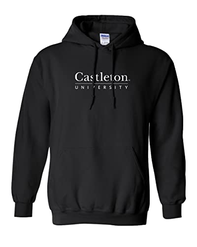 Castleton University Hooded Sweatshirt - Black
