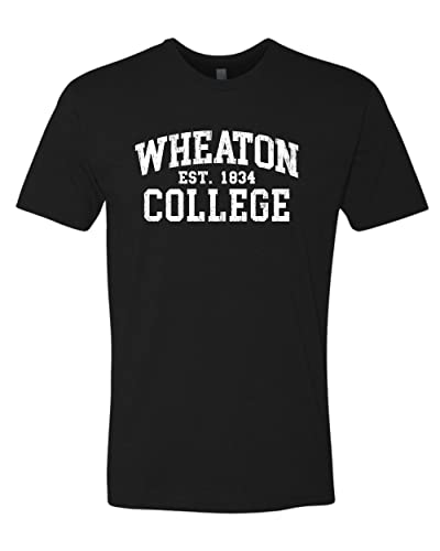 Vintage Wheaton College Soft Exclusive T-Shirt - Black