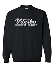 Load image into Gallery viewer, Vintage Viterbo University Crewneck Sweatshirt - Black