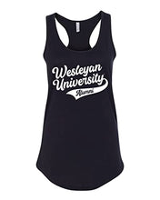Load image into Gallery viewer, Wesleyan University Alumni Ladies Tank Top - Black