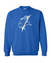 Load image into Gallery viewer, Elizabeth City State Mascot Crewneck Sweatshirt - Royal