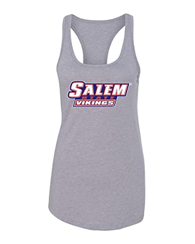 Salem State University Mascot Ladies Tank Top - Heather Grey