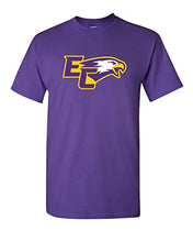 Load image into Gallery viewer, Elmira College EC Mascot T-Shirt - Purple