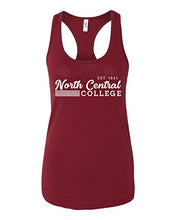 Load image into Gallery viewer, Vintage North Central College Est 1861 Ladies Tank Top - Cardinal