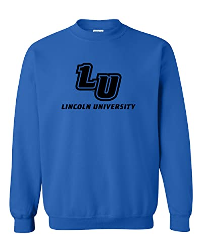 Lincoln 1 Color LU Crewneck Sweatshirt - Royal