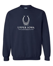 Load image into Gallery viewer, Upper Iowa University 1 Color Crewneck Sweatshirt - Navy