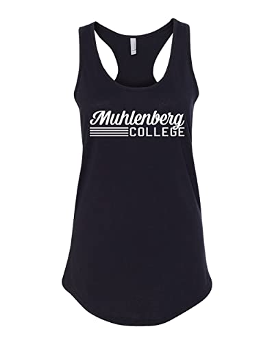 Muhlenberg College Ladies Tank Top - Black