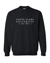 Load image into Gallery viewer, Santa Clara Established Crewneck Sweatshirt - Black