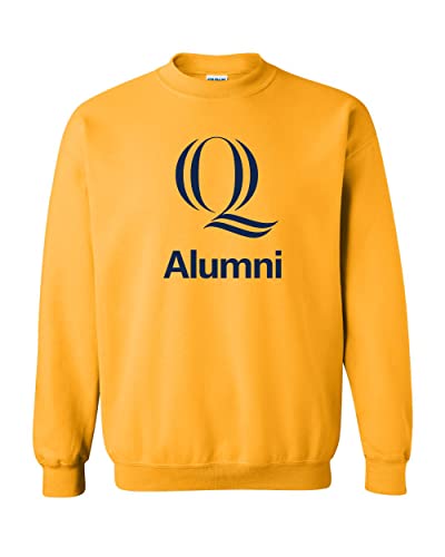 Quinnipiac University Alumni Crewneck Sweatshirt - Gold