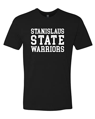 Stanislaus State Block Exclusive Soft T-Shirt - Black