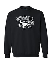 Load image into Gallery viewer, San Francisco SF State Gators Crewneck Sweatshirt - Black