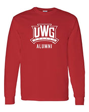Load image into Gallery viewer, University of West Georgia Alumni Long Sleeve Shirt - Red