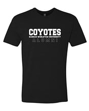 Load image into Gallery viewer, Kansas Wesleyan University Alumni Soft Exclusive T-Shirt - Black