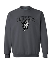 Load image into Gallery viewer, Columbus State University Cougars Grey Crewneck Sweatshirt - Charcoal
